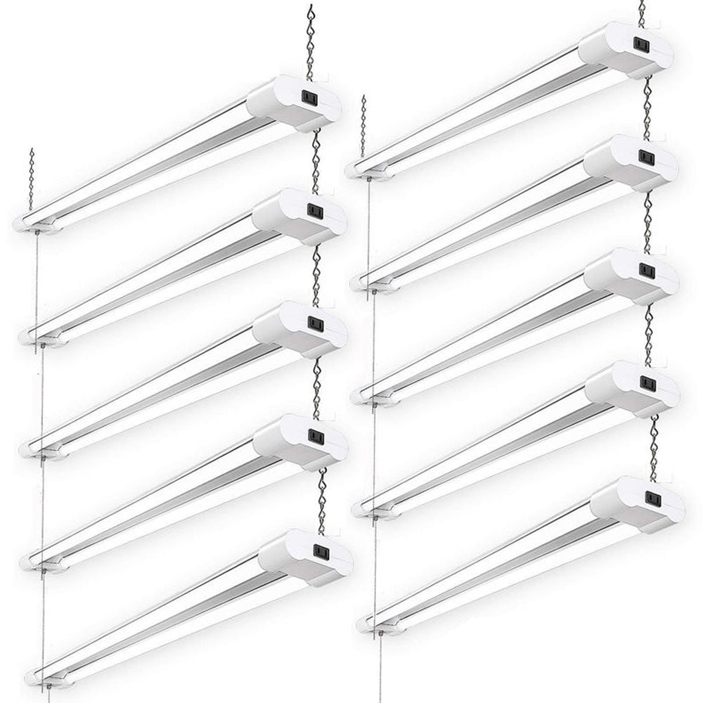 Plug In LED Garage Lights, Canada 4ft 40w 2-12 Pack Frosted 6000k cUL - Led Light Canada