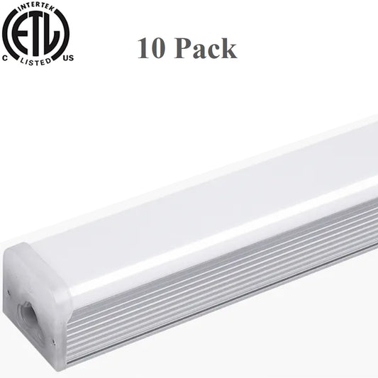 8ft LED Shop Light Fixture Canada 80W 4000K White 10000Lm Linkable ETL