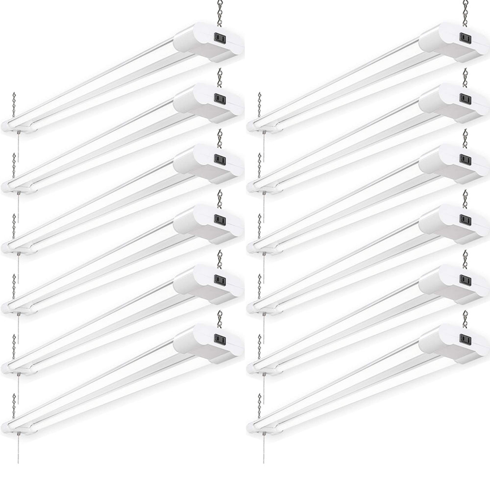 Plug In LED Garage Lights, Canada 4ft 40w 2-12 Pack Frosted 6000k cUL - Led Light Canada