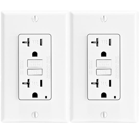 20 Amp GFCI Receptacle Canada Indoor Ground Fault Circuit Interrupter Outlet