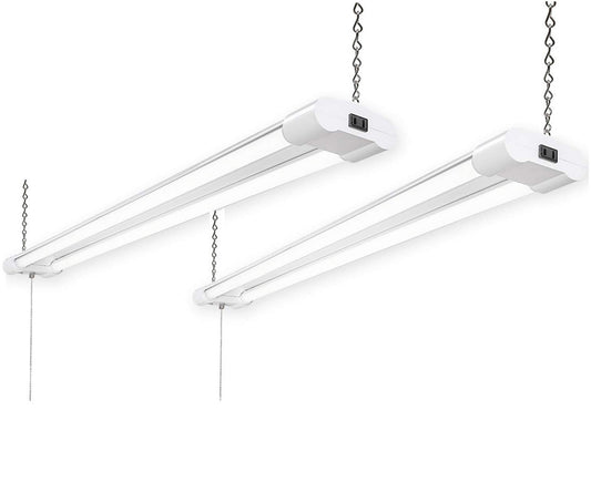 Plug In Workshop Lights, Canada 4ft 40w Frosted 6000k Bright 4690Lm UL