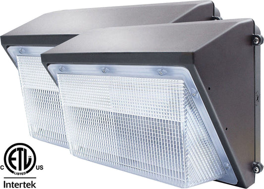Led Wall Pack Light Canada: 100V-347V 2 pack 100w Dusk to Dawn 5000k Outdoor Yard