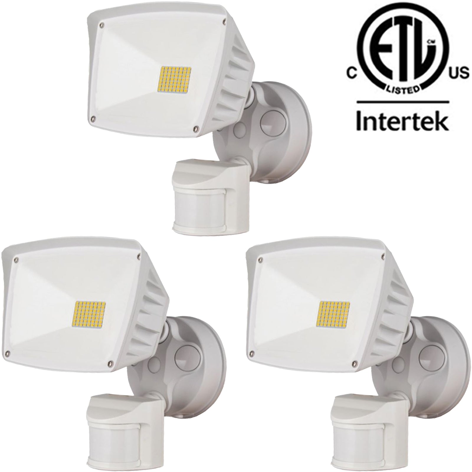 Outdoor Motion Sensor Light Canada 28w 6000k Bright 3400Lm 6-1 Pack - Led Light Canada