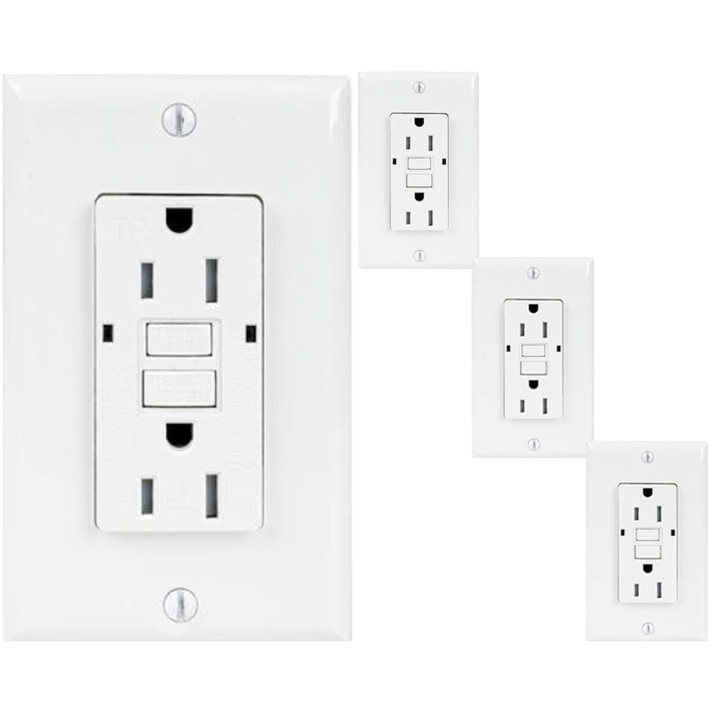 15 Amp GFCI Receptacle Canada Ground Fault Circuit Interrupter Outlet