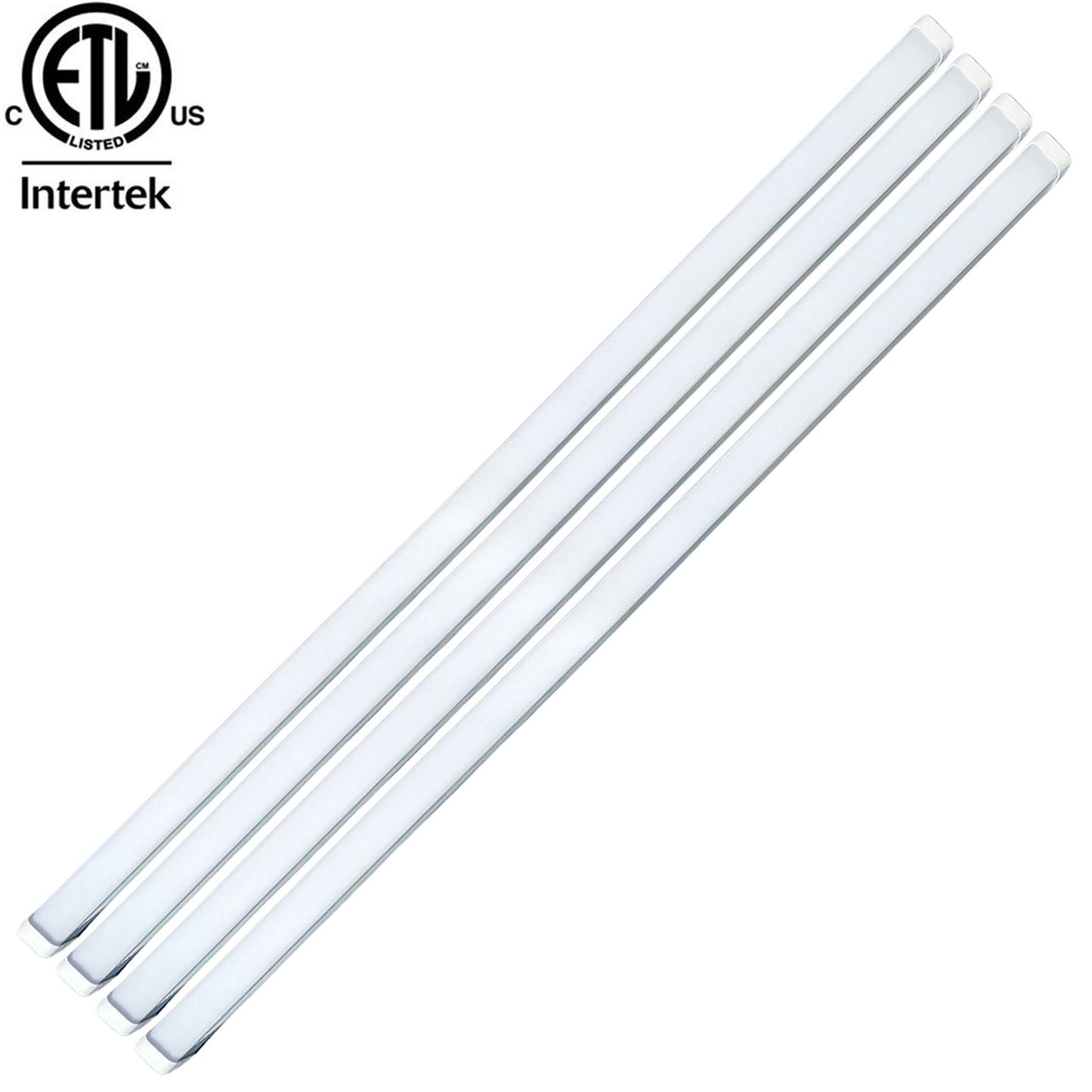 4 Foot LED Garage Lights Canada 40w 6500k Bright 2-4 Pack 5000Lm cETL - Led Light Canada