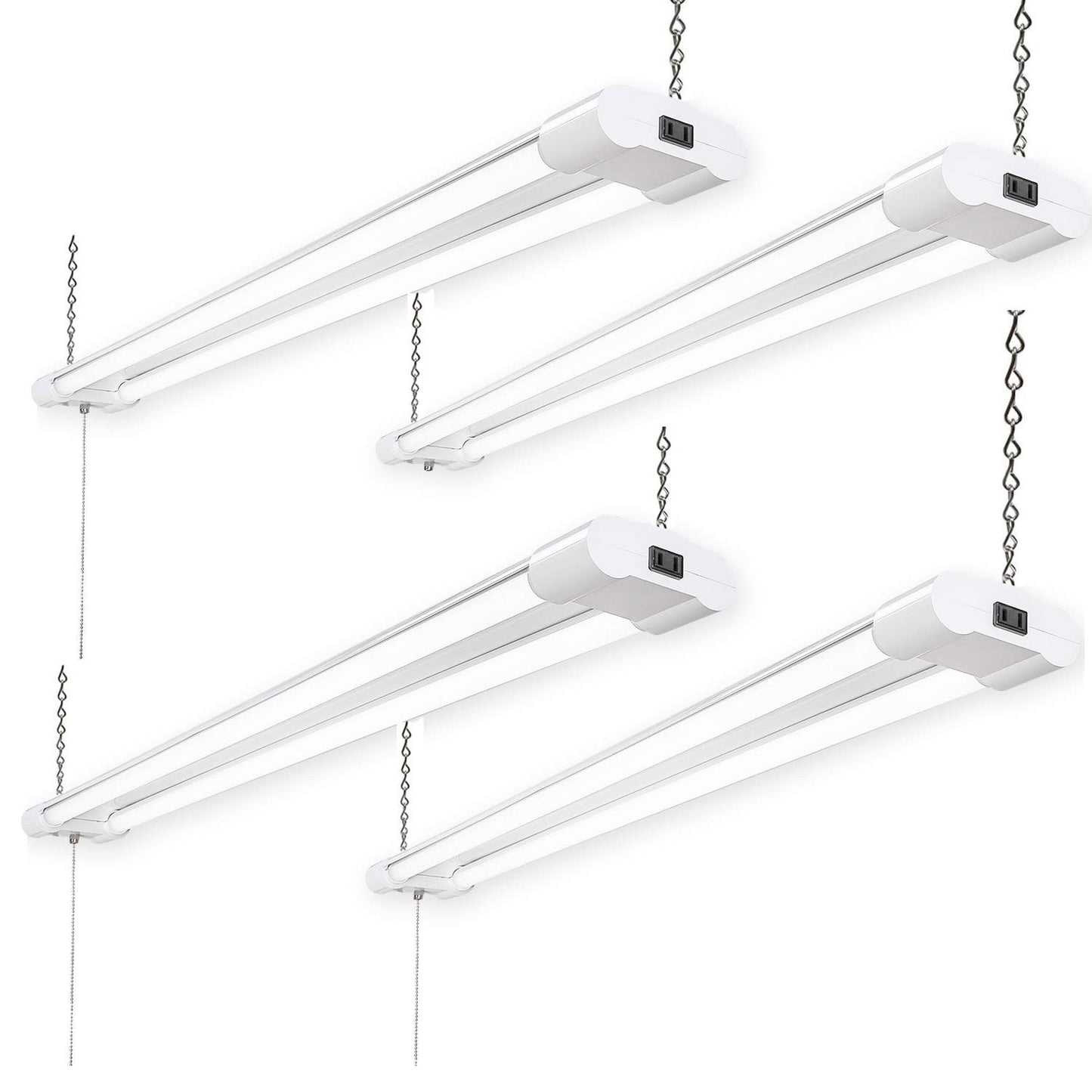 Plug In LED Garage Lights, Canada 4ft 40w 2-12 Pack Frosted 6000k cUL - Led Light Canada