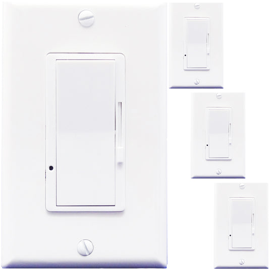 Three Way Dimmer Switch, Canada LED 150w 3 Way Sliding Control 120V cUL