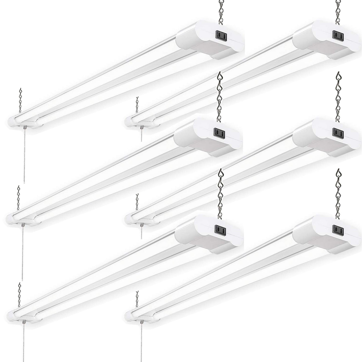 Plug In LED Garage Lights, Canada 4ft 40w 2-12 Pack Frosted 6000k cUL - Led Light Canada