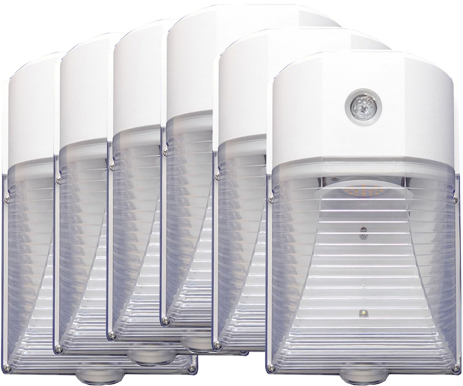 LED Wall Pack with Photocell, Canada - 18W. 4000K White 2000Lm. cETL