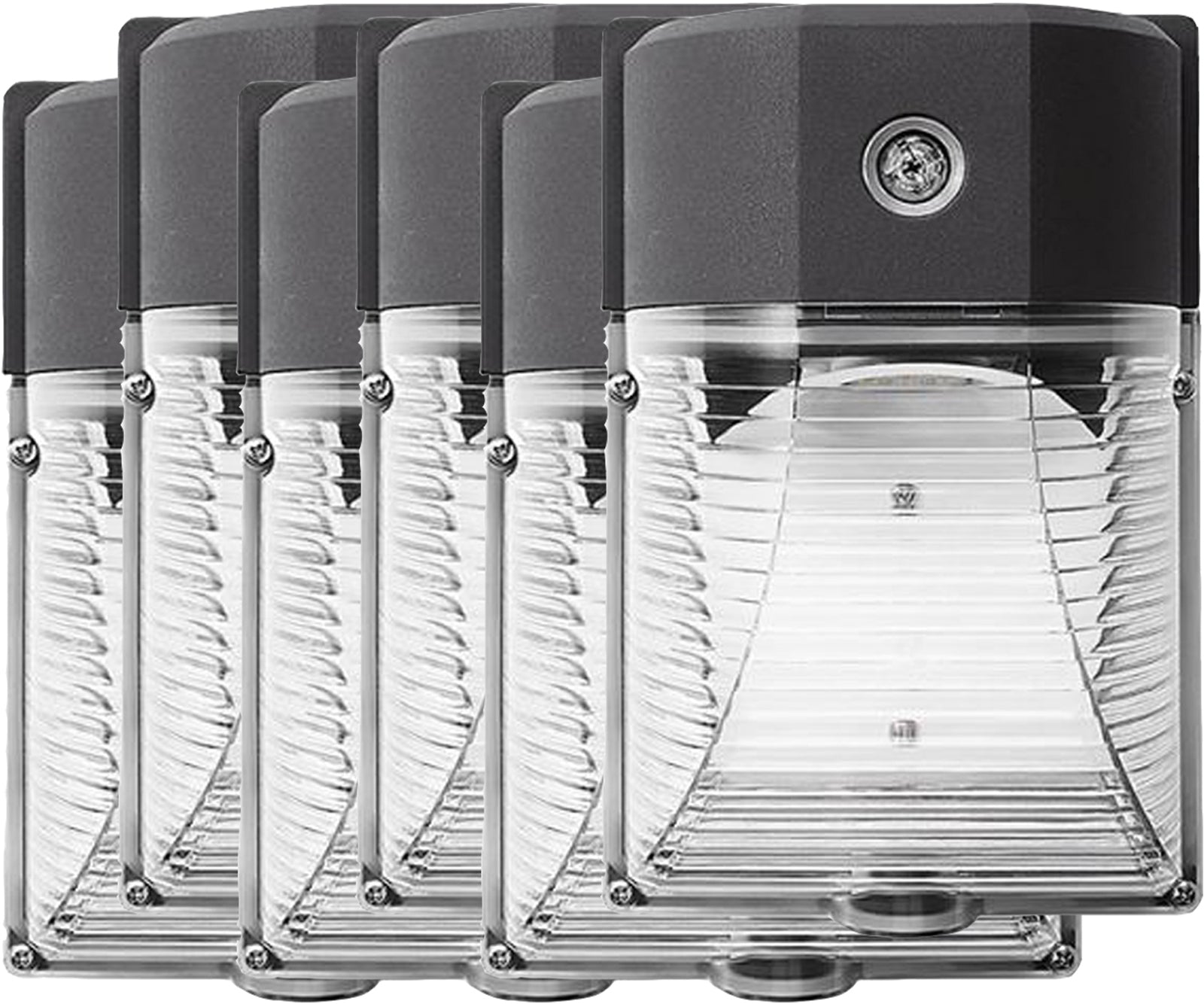 LED Wall Pack Light Fixture, Canada 18W 4000 K White 2000 Lm Photocell