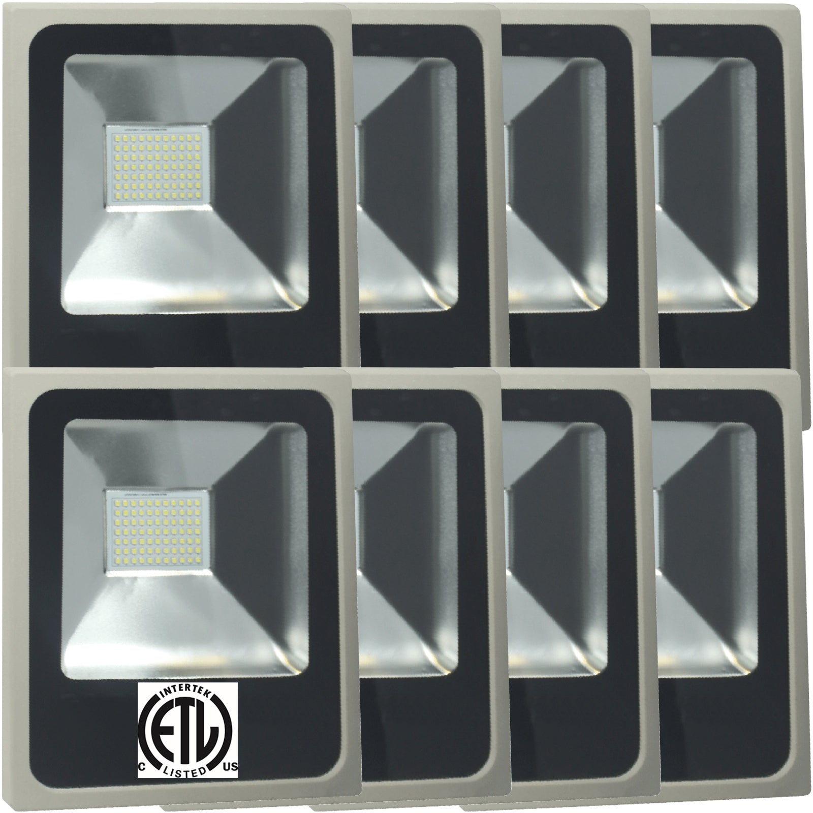 Outdoor Flood Lights Canada 50w 6500K Daylight Bright 5500Lm 120V cETL