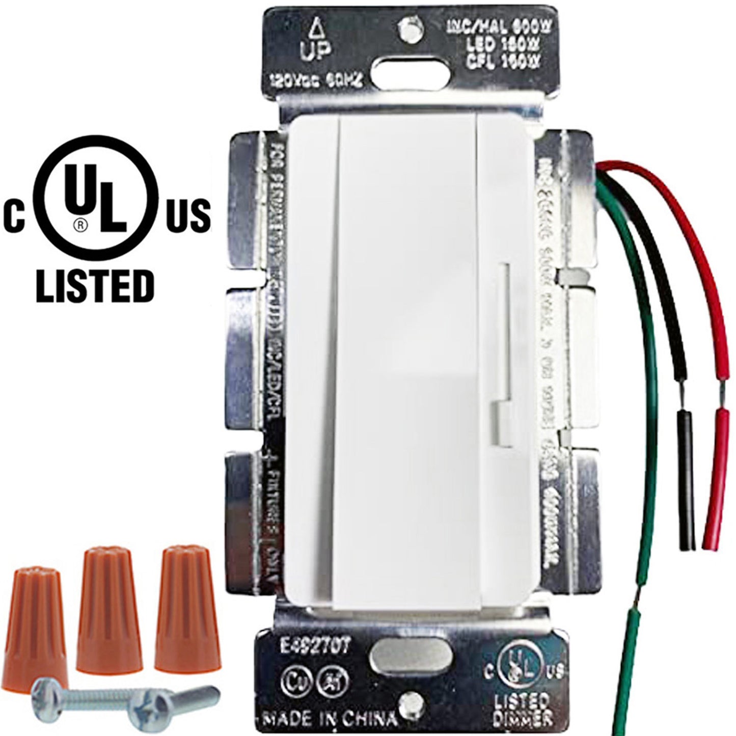 Dimmer Switch LED Lights, Canada 150W Single Pole / 3-Way Dimmer 120V cUL