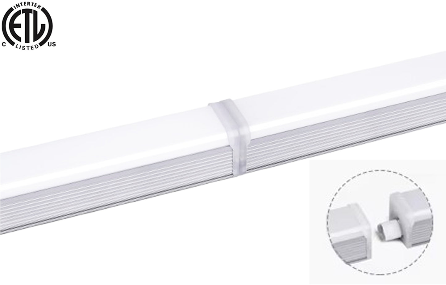 3 Foot Shop Light Canada LED 3ft 25w 3125Lm Clear 5000k Daylight cETL