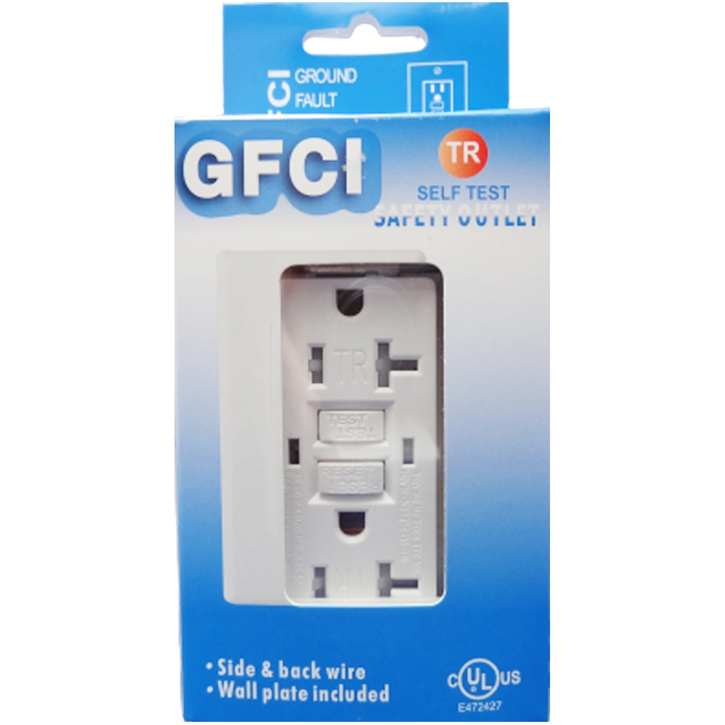 20 Amp GFCI Receptacle Canada Indoor Ground Fault Circuit Interrupter Outlet