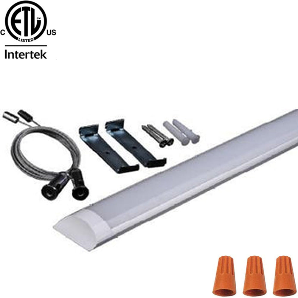4 Foot Led Shop Lights, Canada 40w 3 Pack 5000k Home Garage Bacement