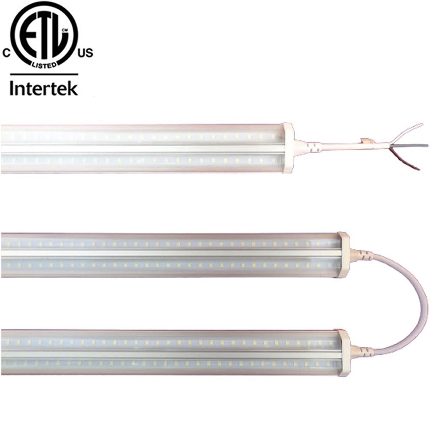 Brightest Light for Garage, Canada 8ft 80W (4ft 40w x 2) 6000K 8800Lm