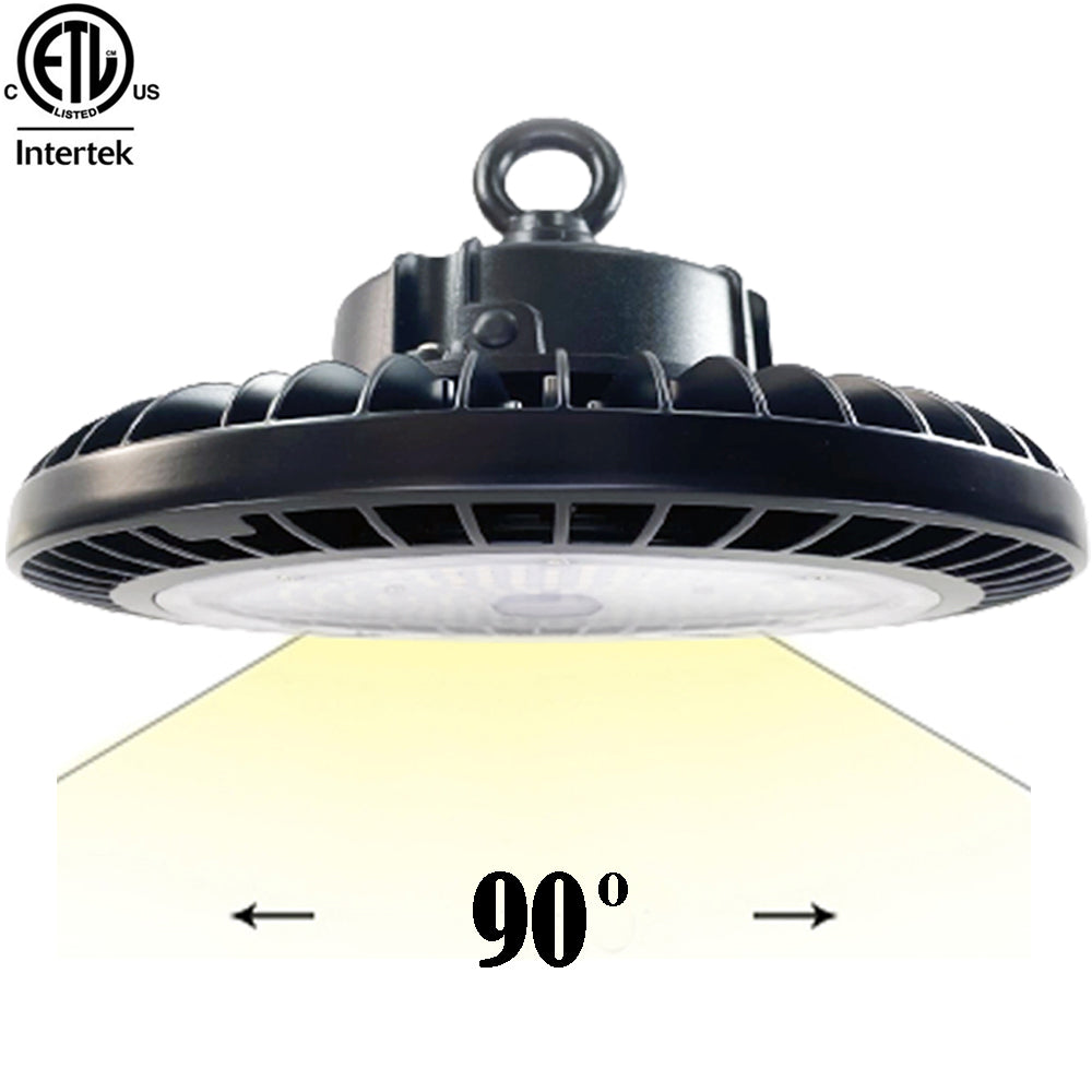 High Bay LED Lights 200w UFO Canada 5ft Cable 6000k 30500Lm cETL