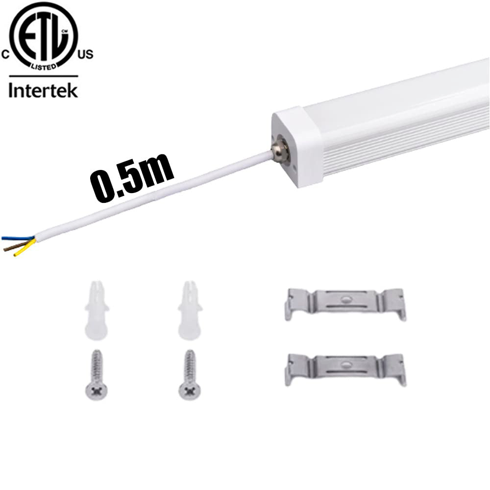 4 foot Led Light Fixture, Canada: 4ft 1 Pack 30w Clear 6500k Brightest 3750Lm Garage