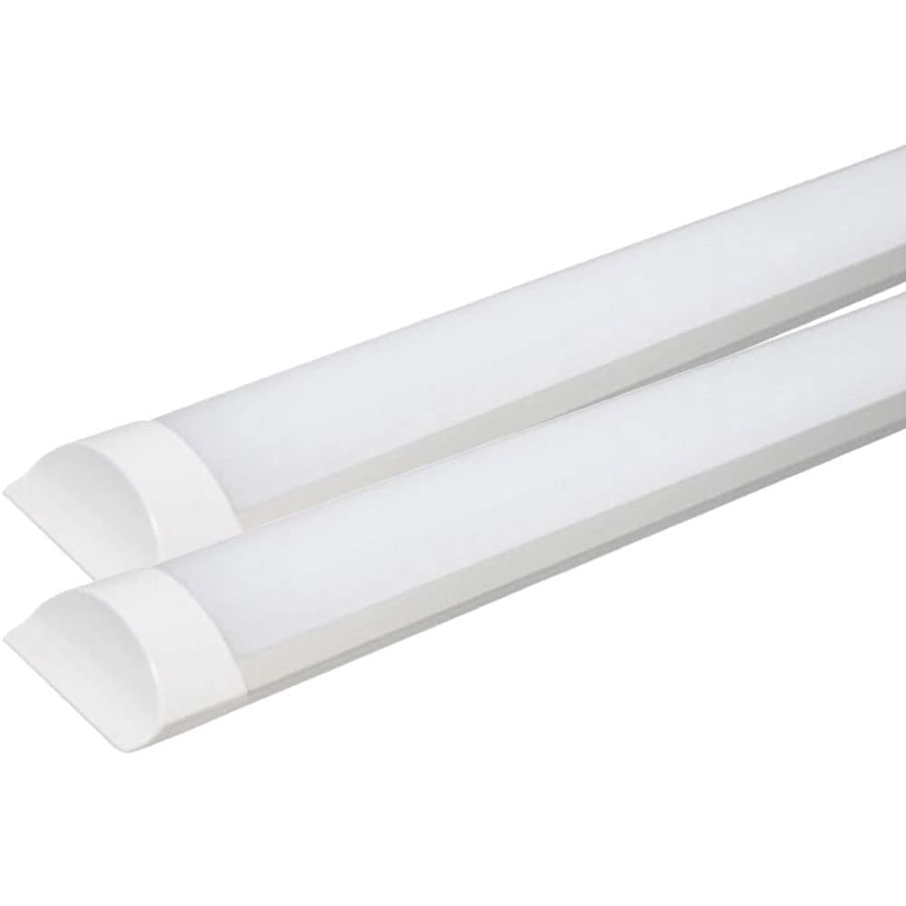 4ft Led Light Fixture Canada 40w 2 Pack 3500k Warm Ceiling Garage