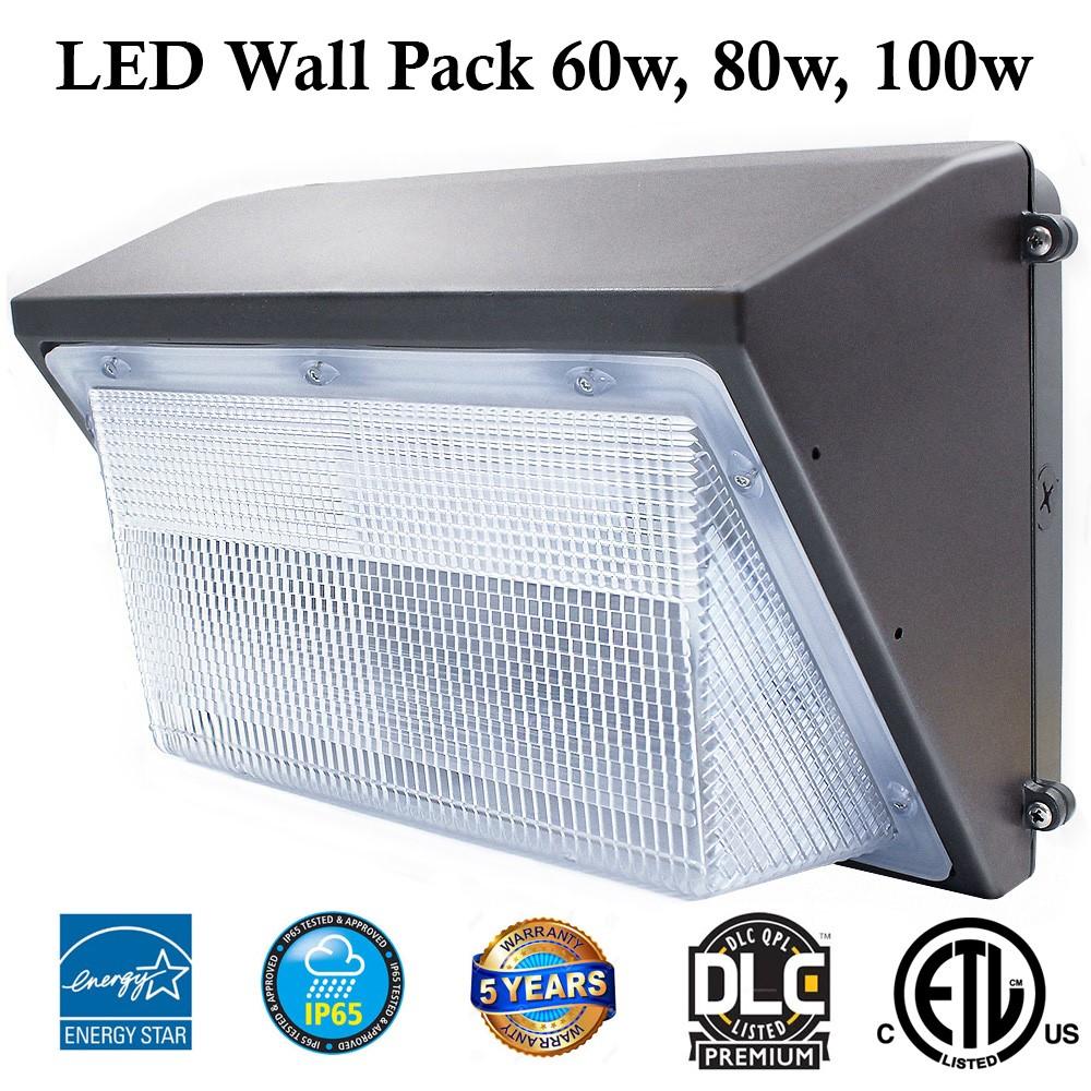 100w Led Wall Pack Outdoor Lighting: 12300 Lm 5000k Canada
