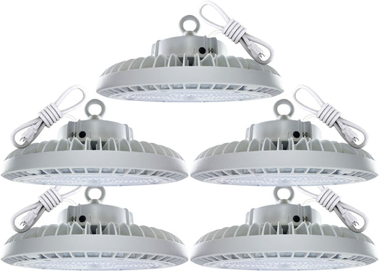 LED Shop High Bay Lights 150W Canada 5000K Daylight 22500Lm, Plug 5ft