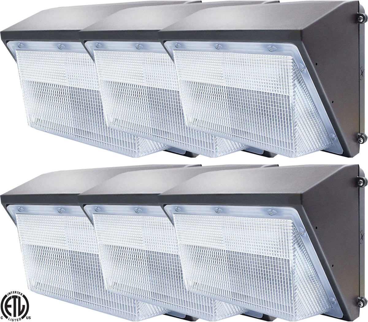 LED Wall Pack with Photocell Canada 60w 6000k 5000k cETL Dusk To Dawn Yard