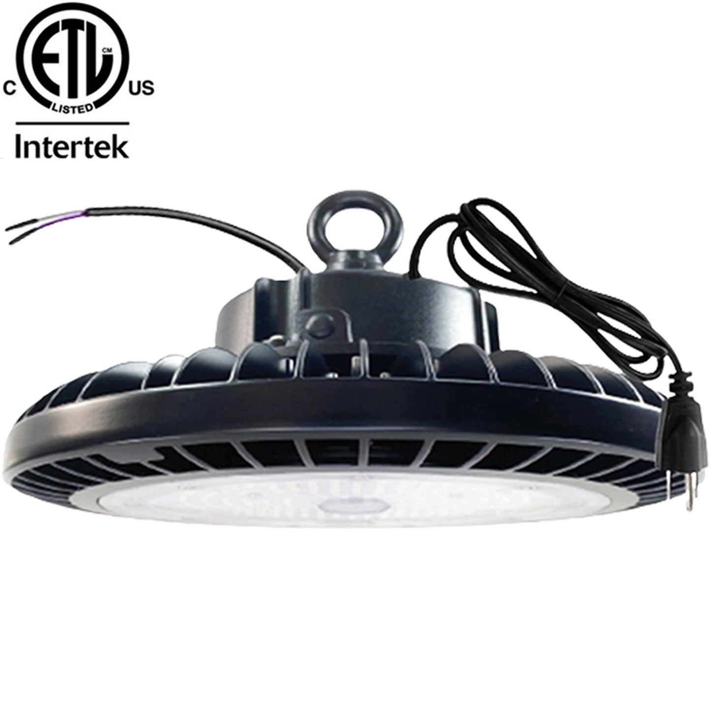 High Bay LED Lights Canada. 150w 347V UFO 22537Lm 5000K Daylight, ETL
