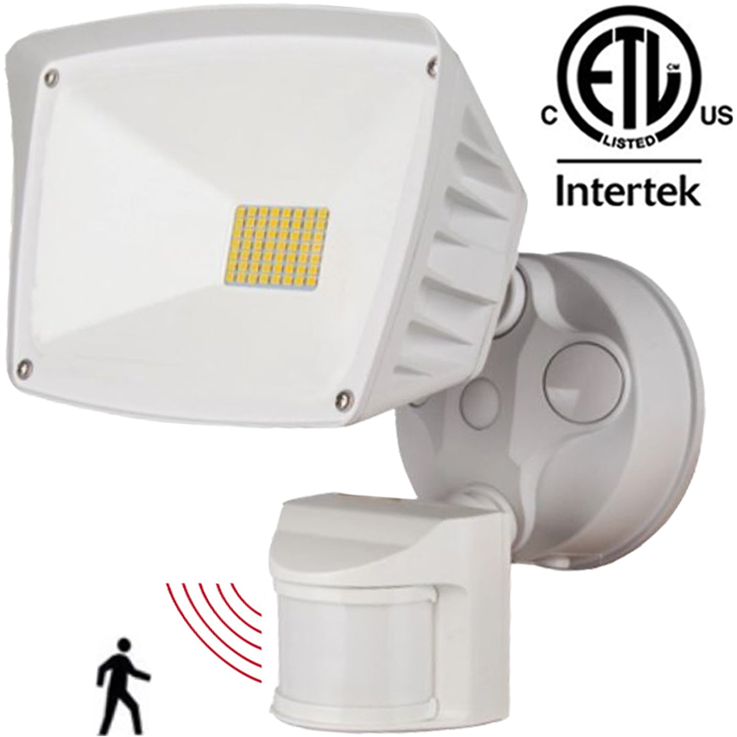 Outdoor Motion Sensor Light Canada 28w 6000k Bright 3400Lm 6-1 Pack