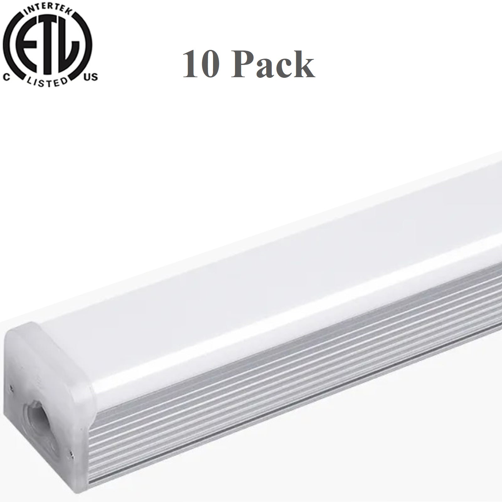 Canadian Led Light 8ft LED Shop Light Fixture Canada 80W 4000K White 10000Lm Linkable ETL ...
