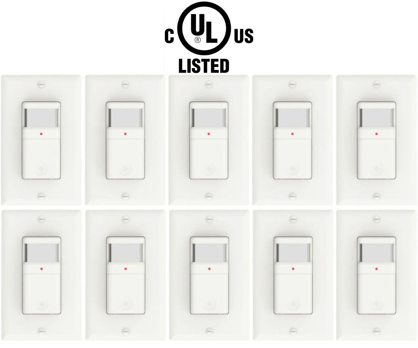 Motion Detector Light Switch Canada 10-1 Pack Occupancy Sensor Switch