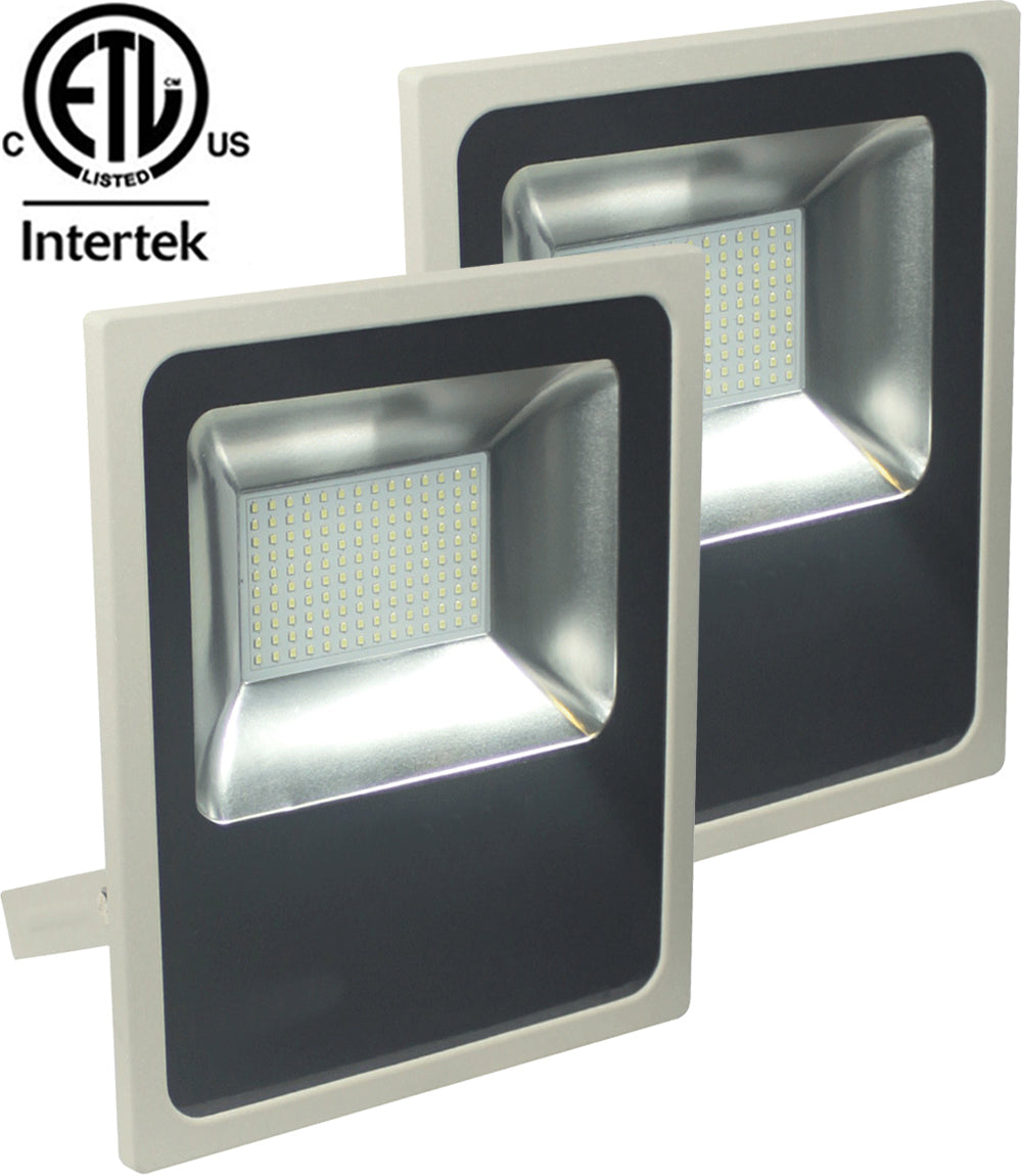 Outdoor Led Flood Lights Canada: 2 Pack 100w 5000k Yard Commercial