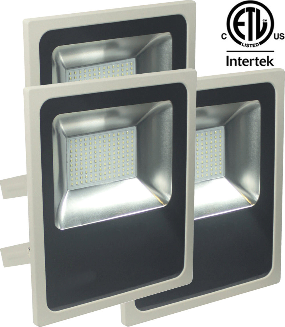 Outdoor Led Flood Lights, Canada 3 Pack 100w 5000k Commercial Yard