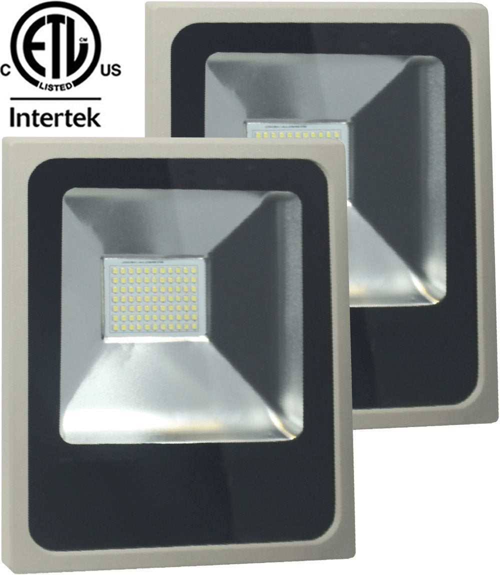 Outdoor Led Flood Lights, Canada 2 Pack 50w 6500k Bright Yard Commercial