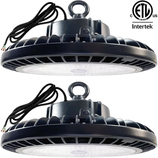 High Bay LED Lights 200w UFO Canada 5ft Cable 6000k 30500Lm cETL