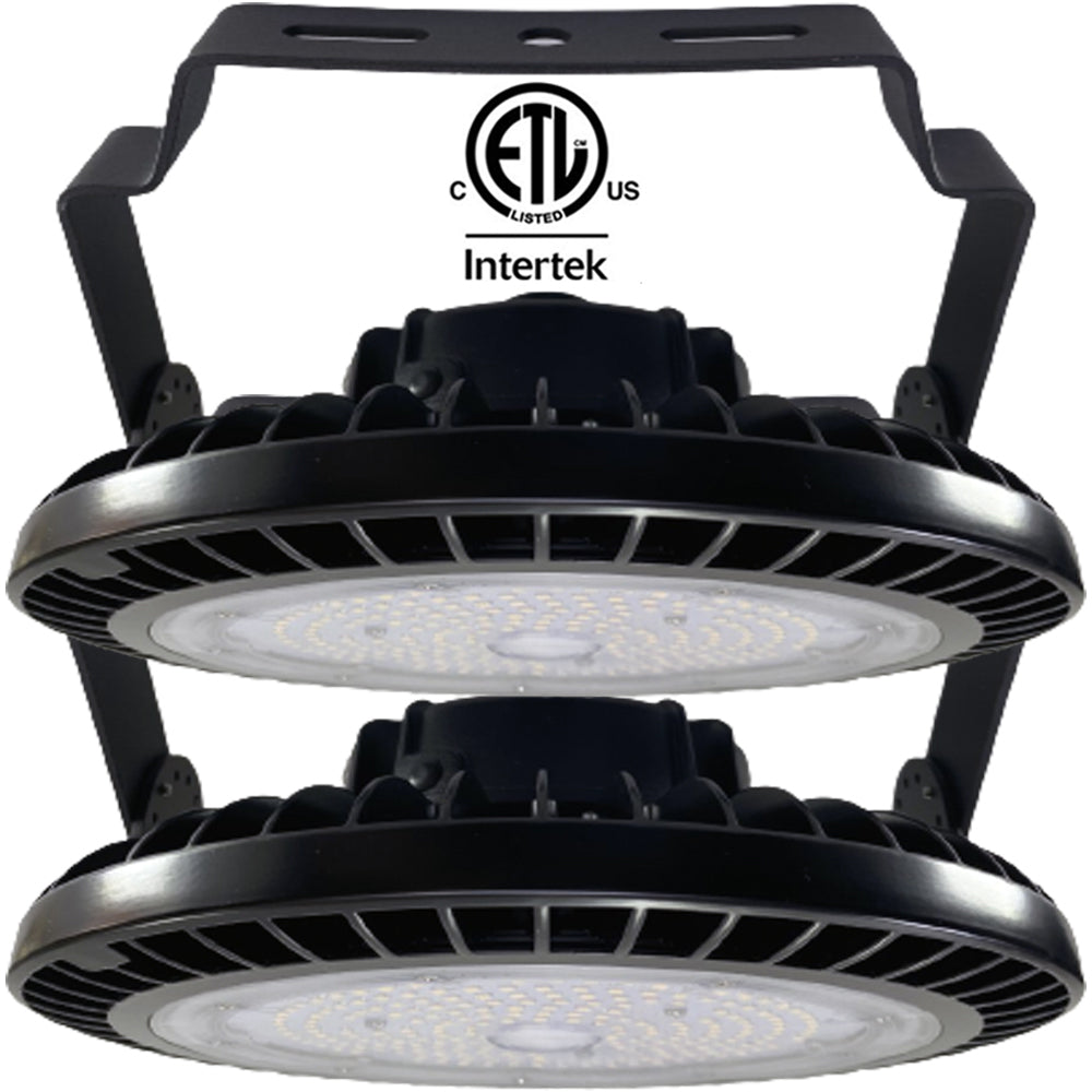 150w UFO LED High Bay Light Canada 5ft Cable+Bracket 4000k 22537Lm ETL