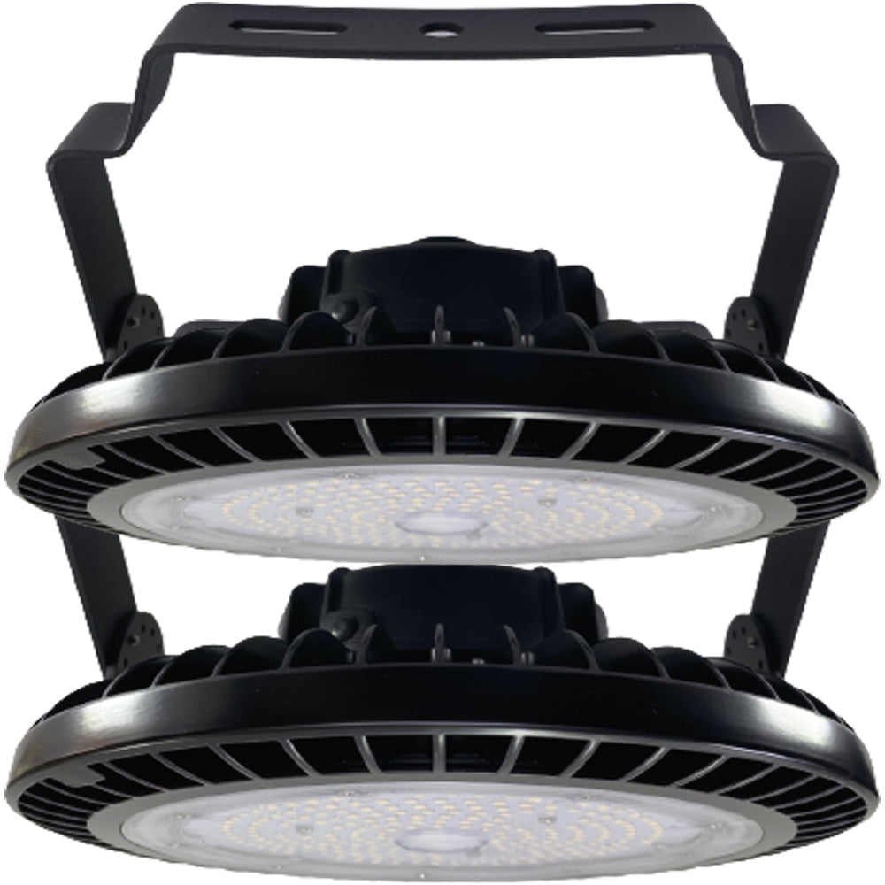 Warehouse LED Light Fixtures Canada 240w 5000k Plug 5ft 37000Lm Bracket