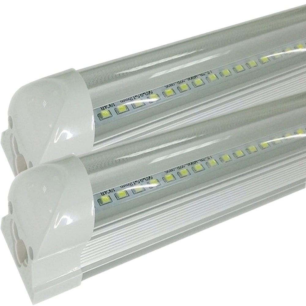 4 Foot T8 Fixture, Canada 22w 2 Pack Clear T8 5000k LED ETL Garage Shop