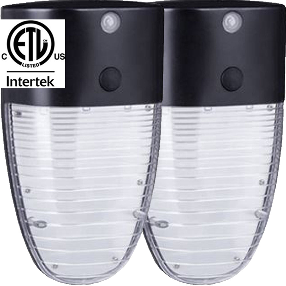 Outdoor Garage Lights: Canada 13w 6000k 2 Pack Led Dusk to Dawn Exterior House