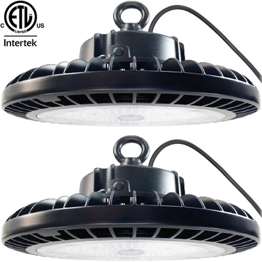 LED High Bay Light 100w Canada UFO 35cm Cable 6000k 16000Lm cETL