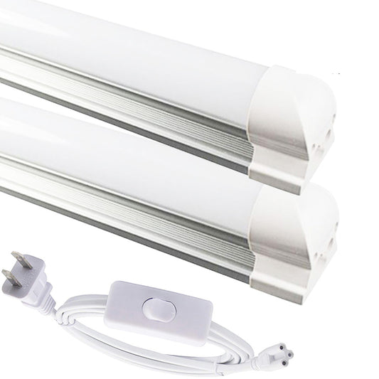 Plug In Under Counter Lights, Canada T8 4ft 18W 5000K 2050Lm+6ft Plug In