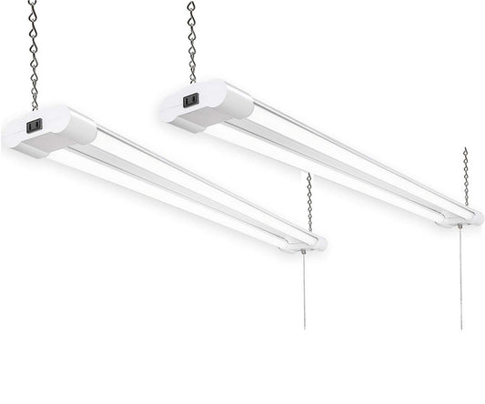 Plug in LED Shop Lights, Canada 4ft 40w 2-12 pack Clear 5000k cUL Garage Shop - Led Light Canada