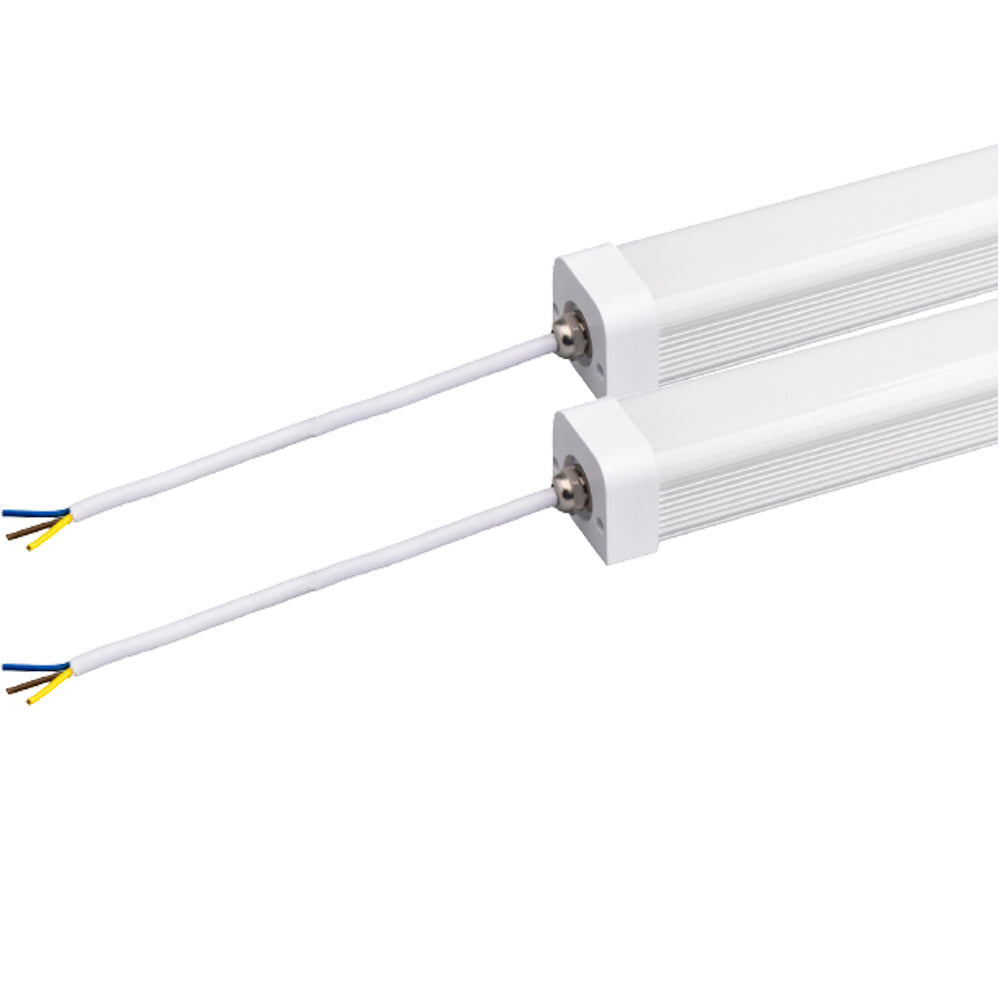 2 Foot LED Fixture, Canada 15w 2 Pack Clear 6500k Bright White 1875Lm Shop