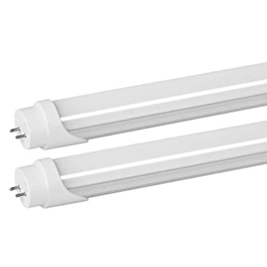 4ft T8 Led Bulbs Ballast Bypass, Canada 2 Pack 18w 6000k Bright, 1 Side Connection