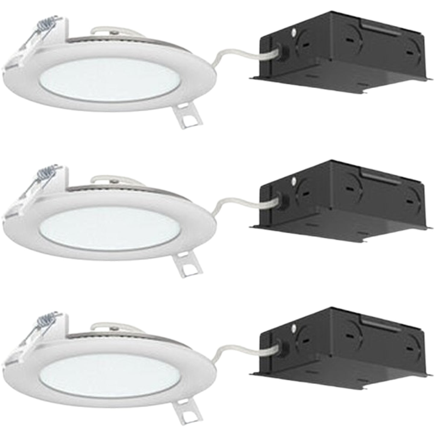 4-5 Inch LED Recessed Lighting Canada 13 pack 10w-9w 3000K Warm (Yellowish)