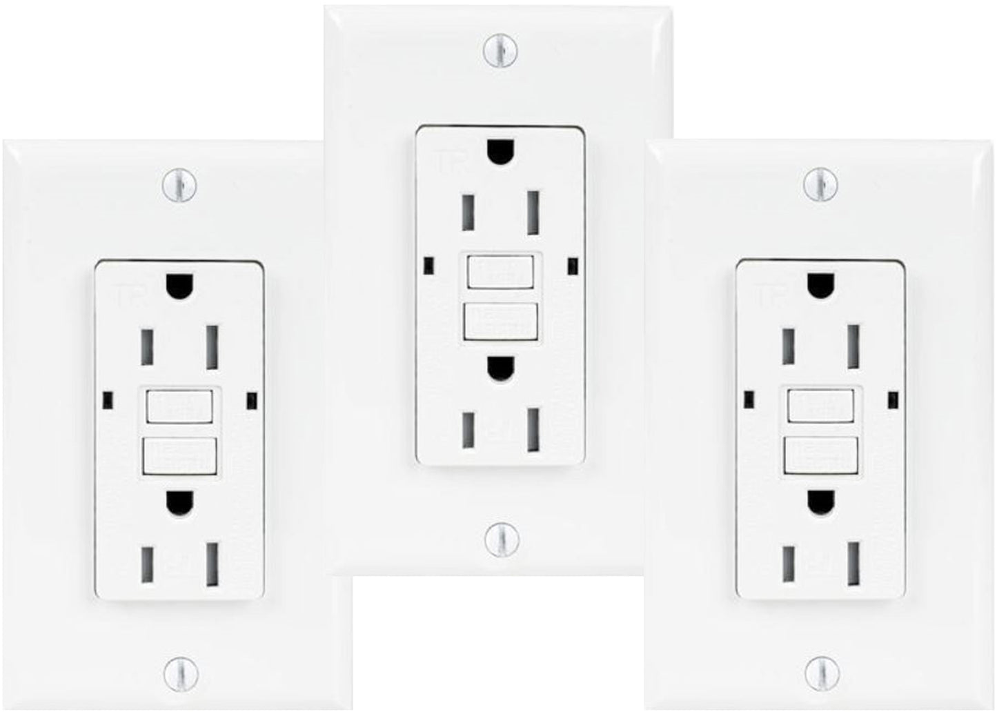15 Amp GFCI Receptacle Canada Ground Fault Circuit Interrupter Outlet