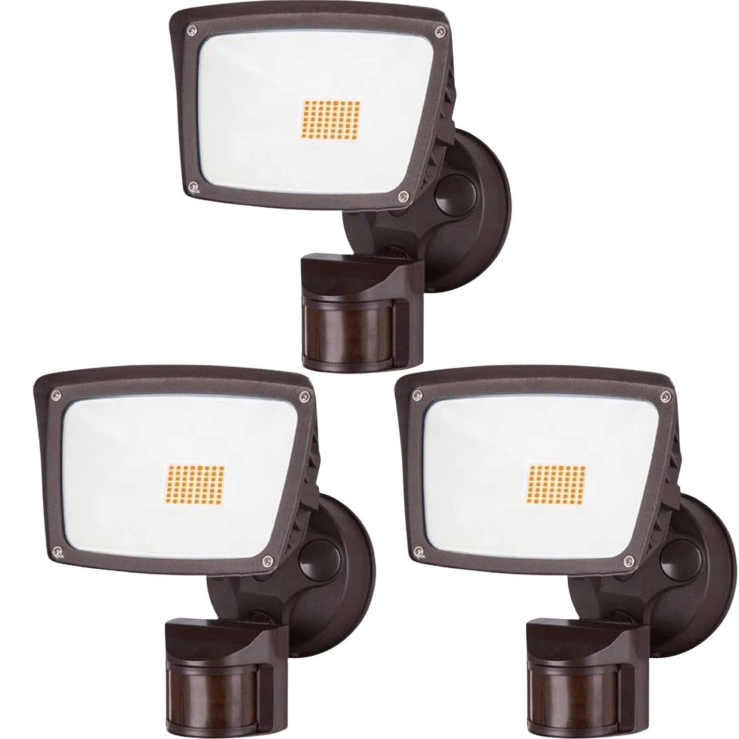 Exterior Motion Sensor Lights Canada 28w 3400Lm 5000k 6-1 Pack Garage