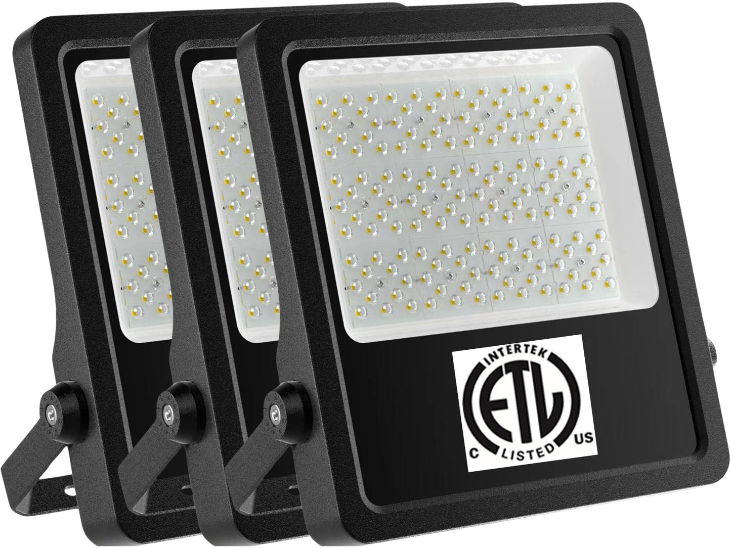 347V 100w LED Floodlight, Canada 13000Lm 5000k Daylight, 1 - 10 Pack,  cETL