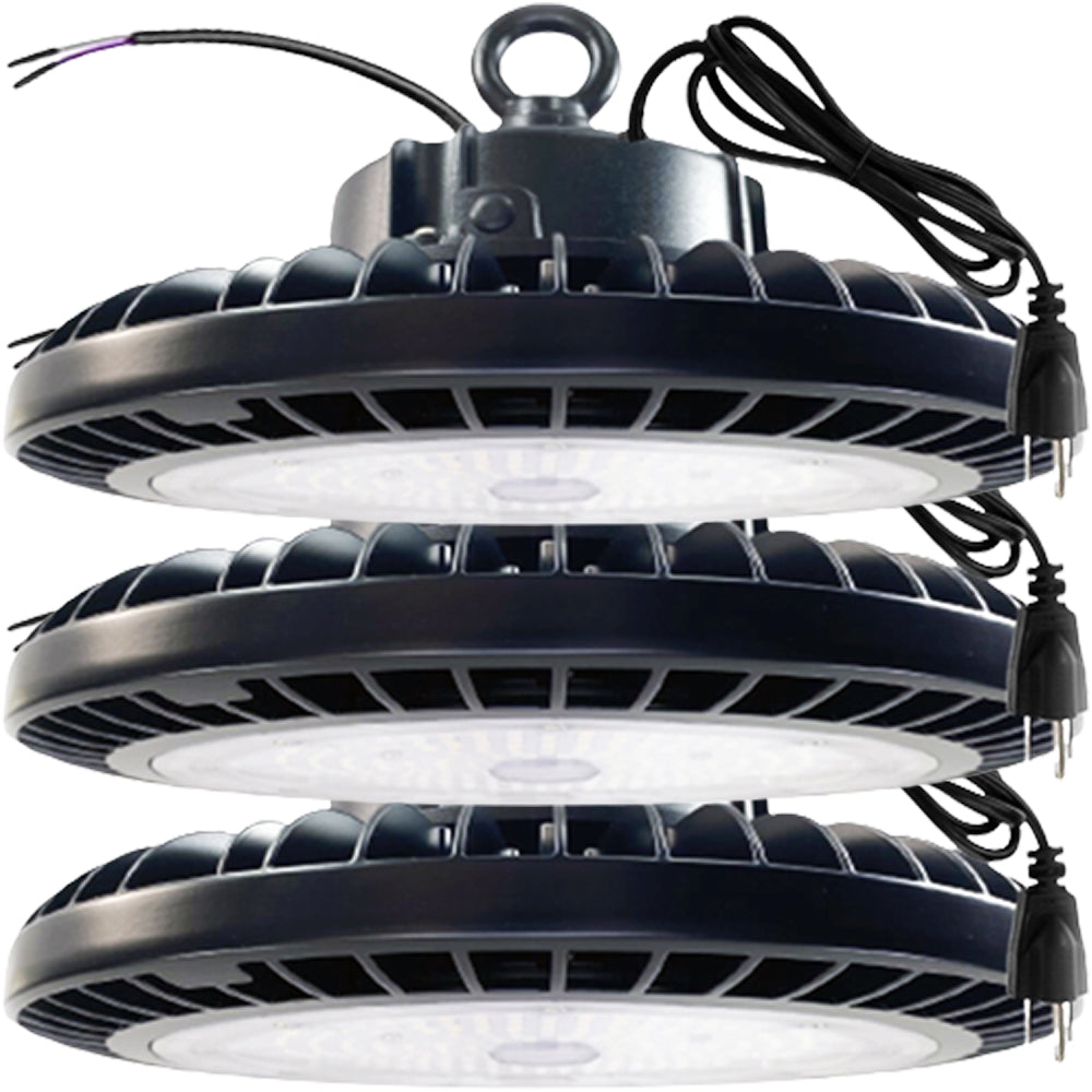 High Bay LED Lights Canada. 150w 347V UFO 22537Lm 5000K Daylight, ETL