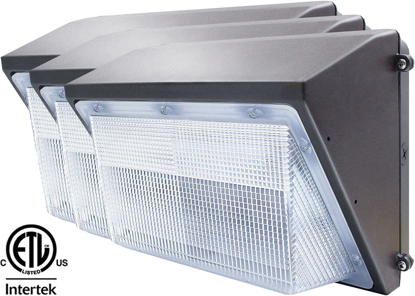 Exterior LED Wall Pack Lights Canada 45w 6000Lm 6000k Bright 6-1 Pack