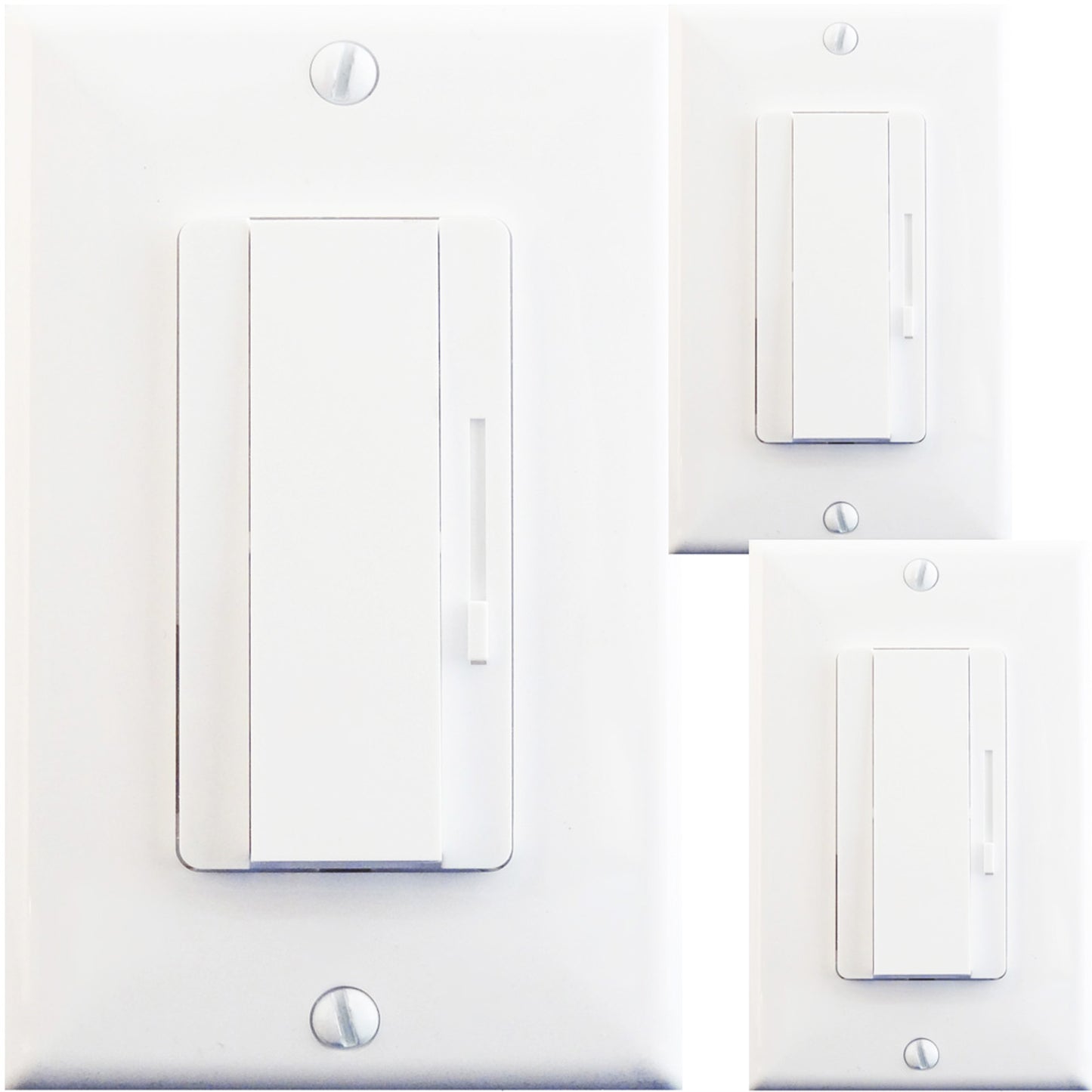 Single Pole Dimmer Switch Canada LED 150w 1-3 Pack Sliding Control cUL